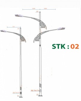 Cột đèn đường STK2