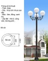 Cột đèn sân vườn HD 4/461